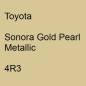 Preview: Toyota, Sonora Gold Pearl Metallic, 4R3.